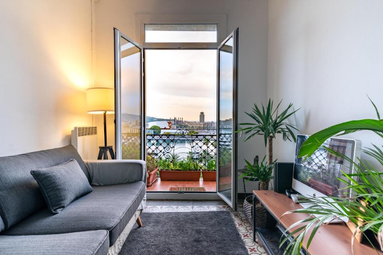 Superb Cute Flat Barcelona Bests View On The Sea For Couple Dış mekan fotoğraf